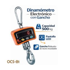 Dinamómetro electrónico con gancho OCS-B1