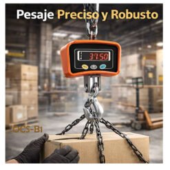 Alternative view of Dinamómetro electrónico con gancho OCS-B1