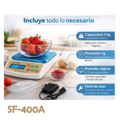 Alternative view of Gramera digital cocina plato acero inoxidable SF-400A