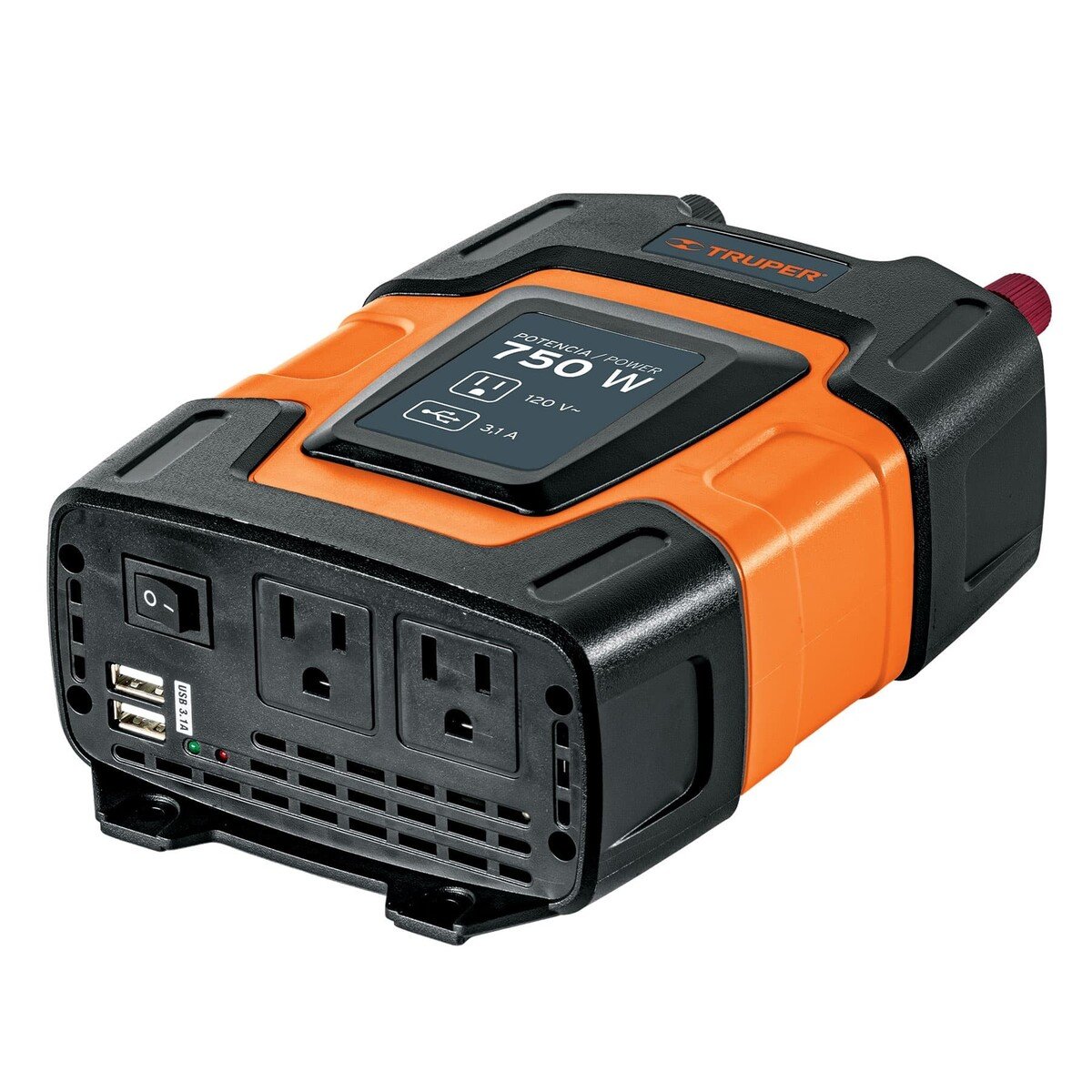 Inversor de corriente 750 watts Truper 10490