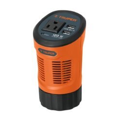 Inversor de corriente tipo vaso con 2 puertos USB, 120 W Truper 15725