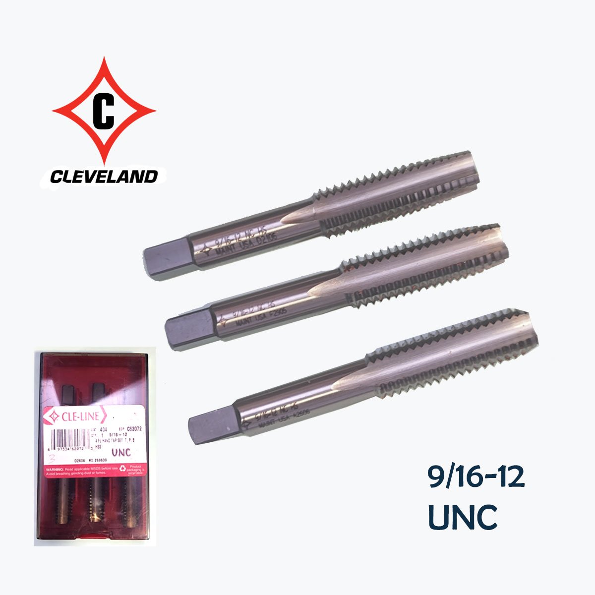 Macho HSS UNC CLEVELAND  9/16 X 12