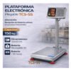 Plataforma electrónica de piso plegable acero TCS-SS 150KG