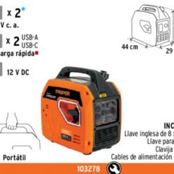 Generador inversores silencioso