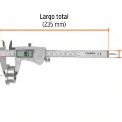 Calibrador Pie De Rey Truper 14388 Digital 6