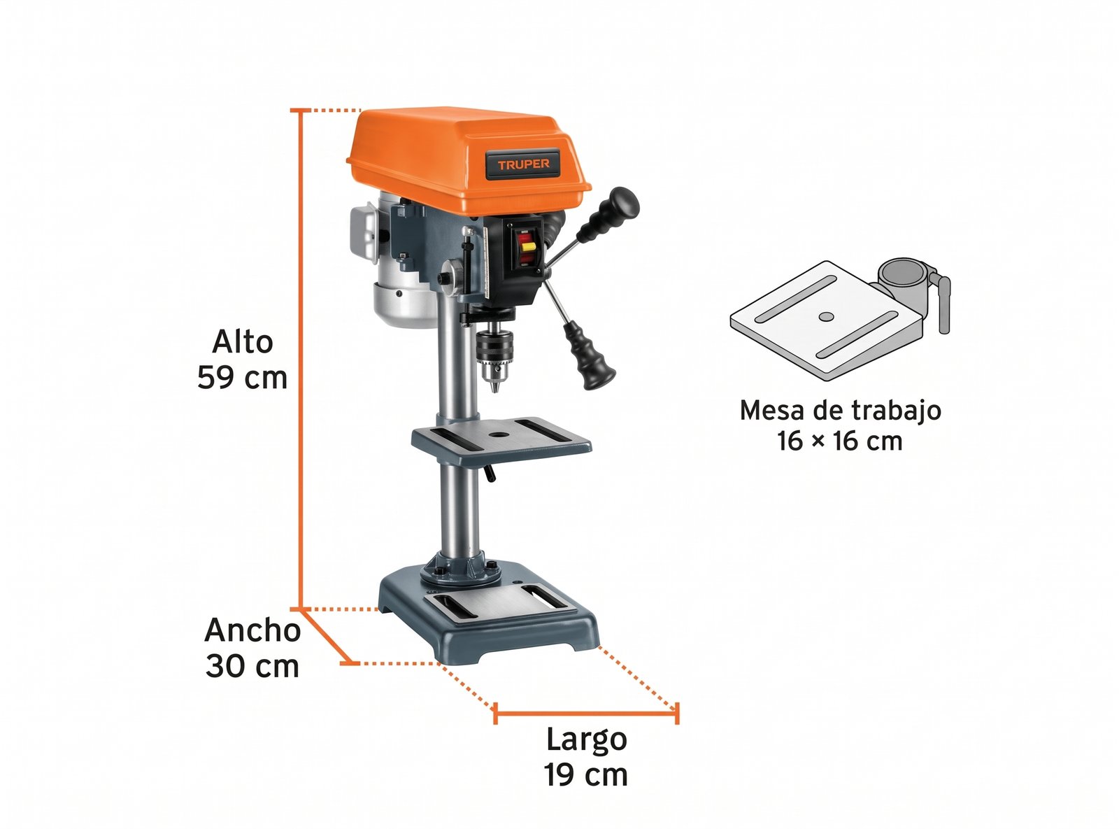 broquero de 1/2" 16174