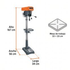 Taladro de piso 17"