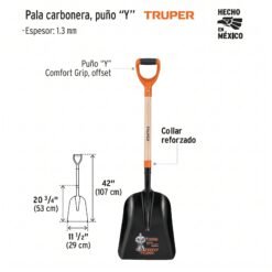 Pala carbonera chica T-2000