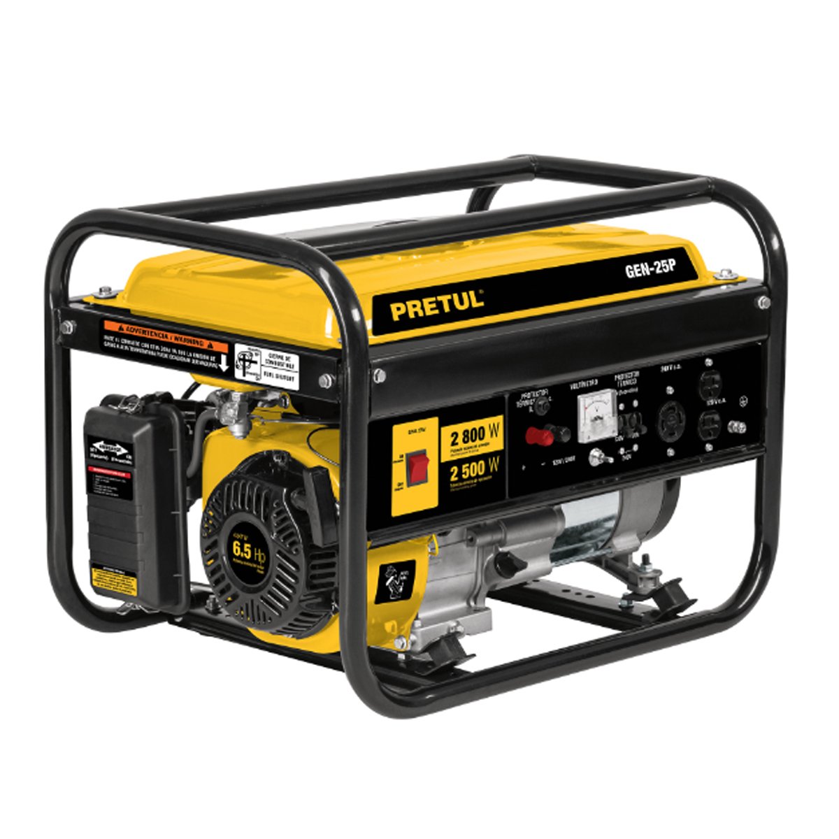 Generador portátil 2.8 kW motor a gasolina