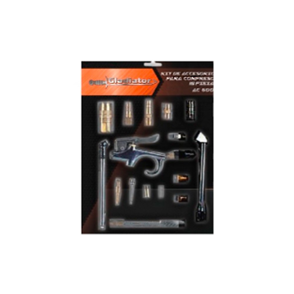 Accesorios Neumáticos Para Compresor 17 Piezas Ac600K Gladiator