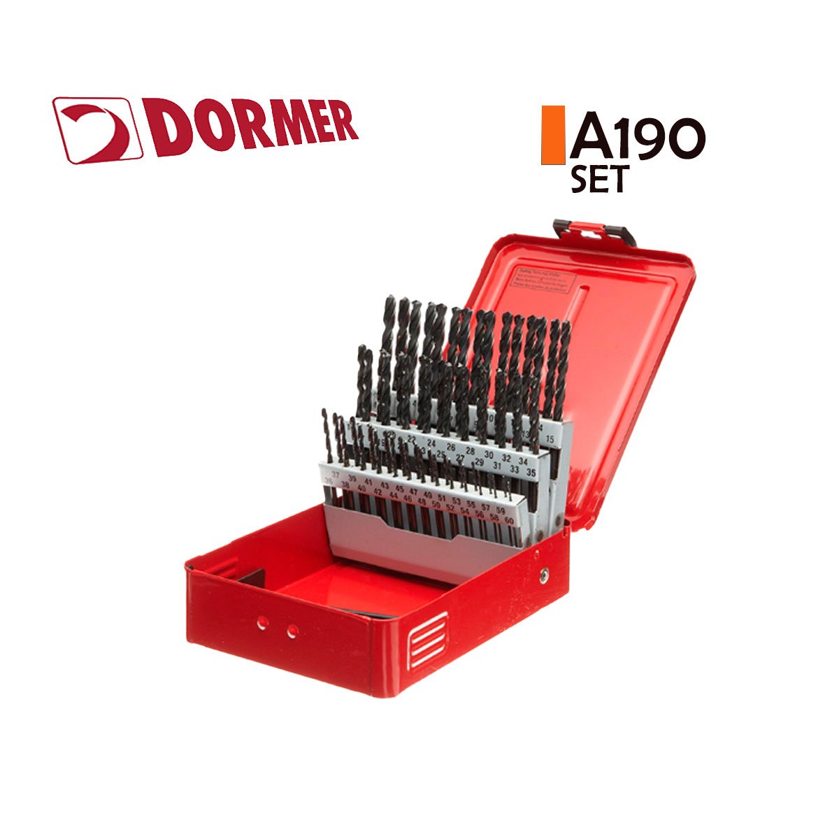 Juego De Brocas En Hss Pulgadas - Dormer A190 - 1/16 A 1/2"