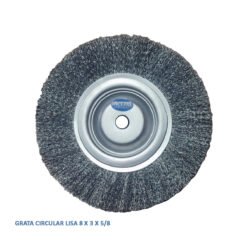 Grata Circular Lisa Incepal 8 X 3 X 5/8 - Herramienta Profesional Para Limpieza De Superficies