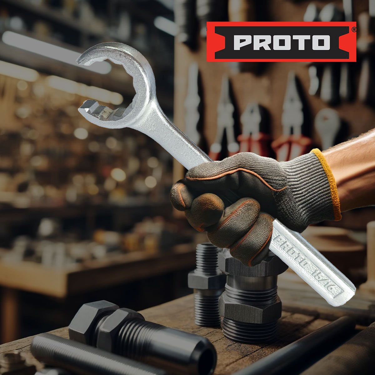 Llave Boca Fija Abocinada Para Racores Proto 15/16 (23.81 Mms)