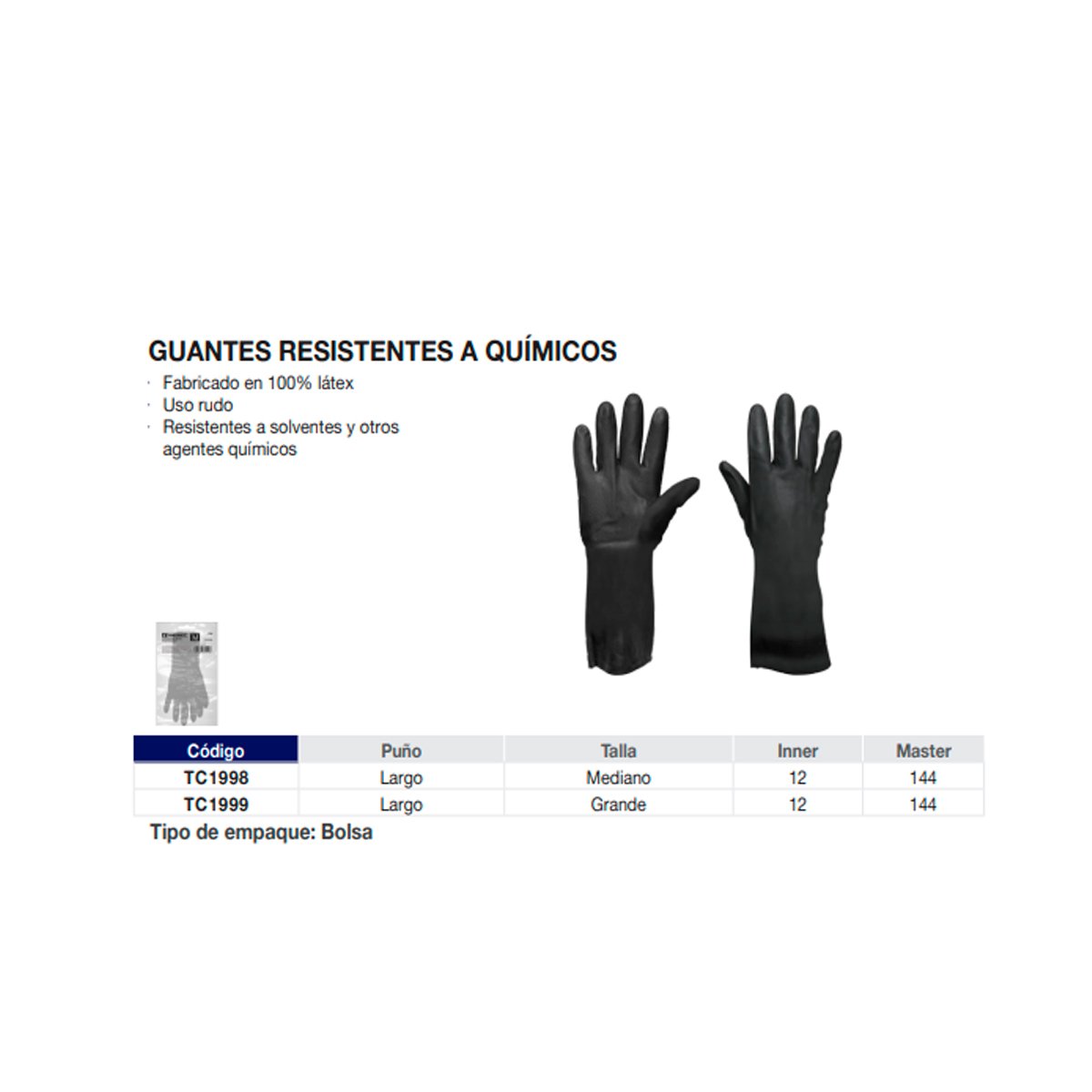 Guante Resistente A Químicos Tc1999 - Imagen 2